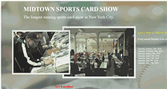 Desktop Screenshot of midtownsportscardshow.net