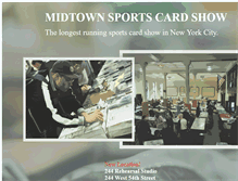 Tablet Screenshot of midtownsportscardshow.net